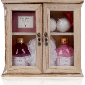 Moederdag Cadeautje voor Mama - Grappig Wellness Verwenpakket - Verjaardag cadeau vrouw - Cadeaupakket Dames - A Moment For You - Golden Jasmijn - Geschenkset vrouwen, moeder, vriendin, zus, oma, mama