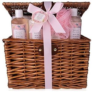 Geschenkset SECRET GARDEN in Picknickkorb aus Weide