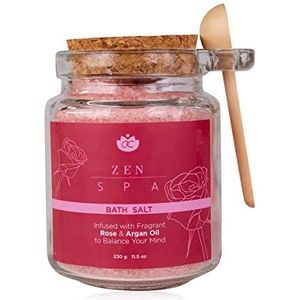 zen spa - badzout rozen - verrijkt met argan olie