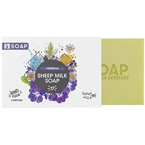 MY SOAP schapenmelkzeep, Natural by accentra, handgemaakte schapenmelkzeep MY SOAP in kartonnen doos, 100g, motief/geur: Verbena, VE 6