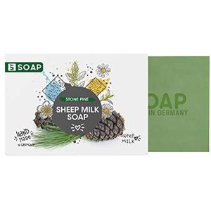 MY SOAP schapenmelkzeep, natuurlijk door accentra, handgemaakte MY SOAP schapenmelkzeep in een kartonnen doos, 100 g, motief/geur: steenden, VE 6