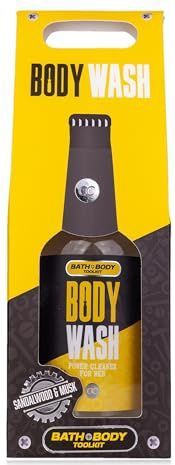 Accentra - Douchegel - 360 ml - Sandelhout & Muskus Geur - Bierfles Design