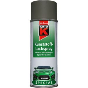 AUTO-K KUNSTSTOF/BUMPER VERF GRIJS, SPUITBUS 400ML