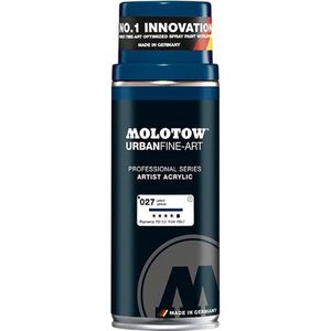 Molotow Urban Fine Art Acryl Spray: Petrol Blauw - 400ml spuitbus voor canvas, plastic, metaal, hout etc.
