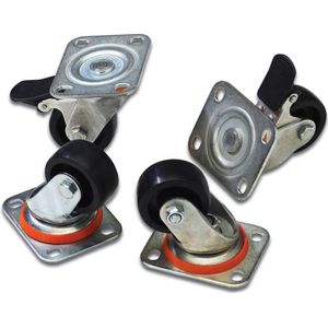 Digitus DN-19 CASTOR 19 inch Wielen voor patchkast