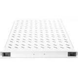 DIGITUS - Uitbreidbaar Rek - 19 Inch - Grijs - Bevestiging Voor en Achter - Belasting 65 kg