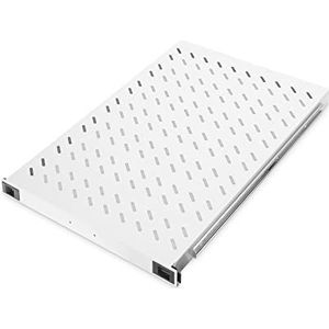 Digitus DN-19 TRAY-2-1000 19 inch Apparaatbodem voor patchkast 1 HE Uittrekbaar Geschikt voor kastdiepte: 1000 mm Grijs