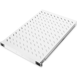 DIGITUS - Uitbreidbaar Rek - 19 Inch - Grijs - Bevestiging Voor en Achter - Belasting 65 kg