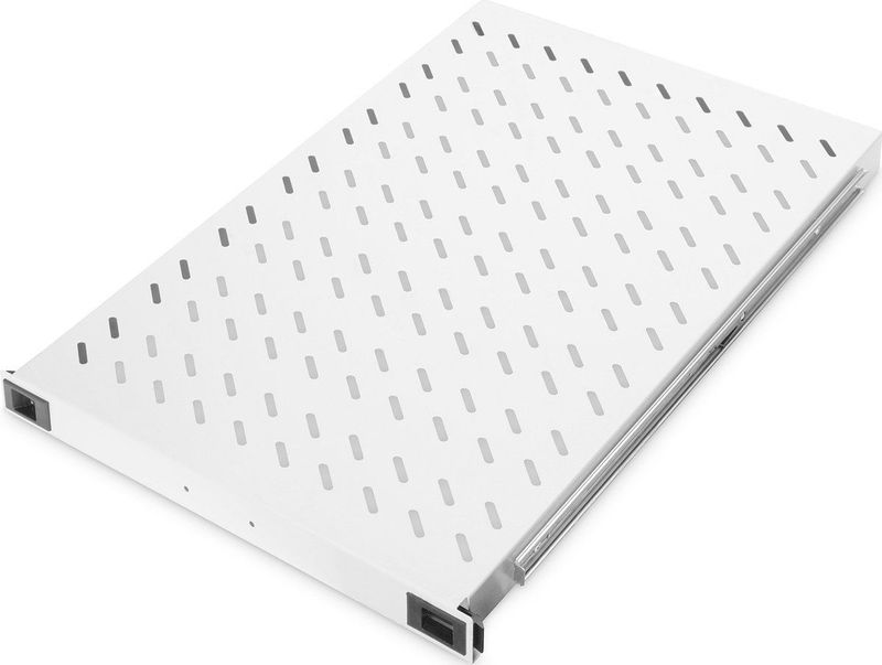 DIGITUS - Uitbreidbaar Rek - 19 Inch - Grijs - Bevestiging Voor en Achter - Belasting 65 kg