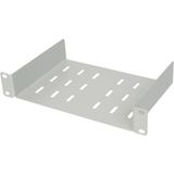DIGITUS DN-10 TRAY Plank - Grijs - Geperforeerd Staalplaat - 1U - 10-inch
