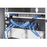 Digitus DN-10 ORG-1U 10 inch Kabelvoering voor patchkast Vast inbouw Geschikt voor kastdiepte: vanaf 300 mm Grijs-wit (