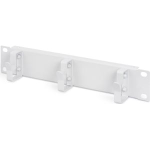 Digitus DN-10 ORG-1U 10 inch Kabelvoering voor patchkast Vast inbouw Geschikt voor kastdiepte: vanaf 300 mm Grijs-wit (