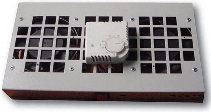 Digitus DN-19 FAN-2-WM-T 19 inch 2 x Ventilator voor patchkast Grijs