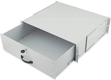 Digitus DN-19 KEY-3U 19 inch Schuiflade voor patchkast 3 HE Grijs-wit (RAL 7035)