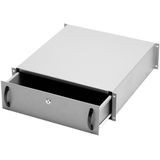 Digitus DN-19 KEY-3U-SW 19 inch Schuiflade voor patchkast 3 HE Zwart