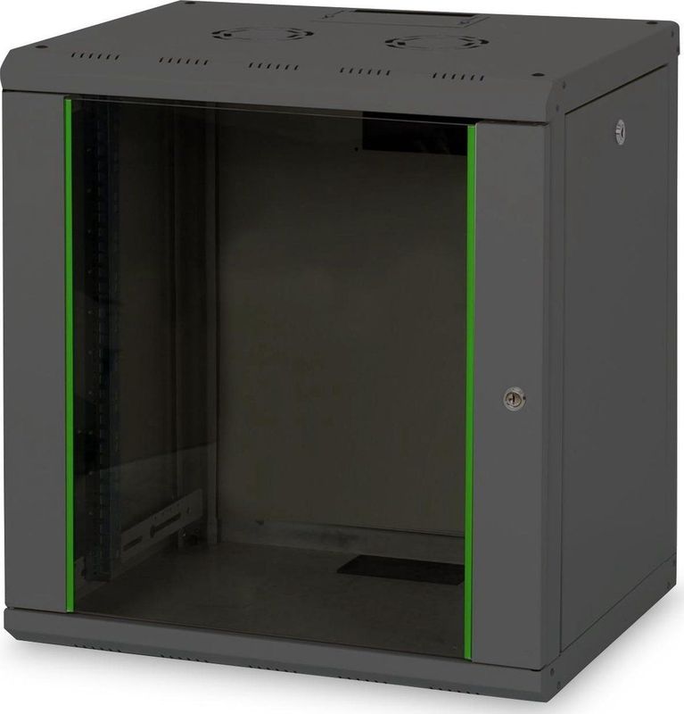 Digitus DN-19 12-U-SW 19inch-wandkast (b x h x d) 600 x 643 x 450 mm 12 HE Zwart (RAL 9005)