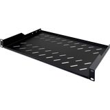 Digitus Rack Tray - Zwart - Staal - 1U Vast Legbord - Laadvermogen 15 kg
