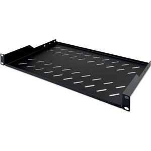 Digitus Rack Tray - Zwart - Staal - 1U Vast Legbord - Laadvermogen 15 kg