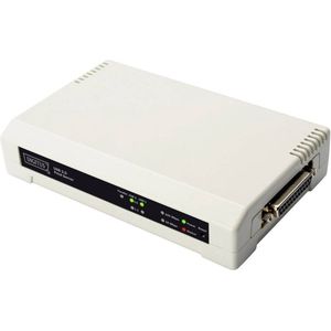 Digitus DN-13006-1 Netwerk printserver LAN (10/100 MBit/s), USB, parallel (IEEE, Printer server