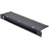 Digitus - DN-19-ORG - Kabelmanager - Zwart - Geschikt voor 19 inch Serverracks