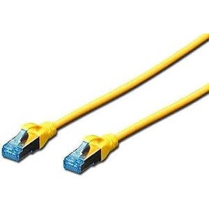 Digitus 1m Cat5e netwerkkabel F/UTP (FTP) geel - netwerkkabel (1m, Cat5e, F/UTP (FTP), RJ-45, RJ-45, geel