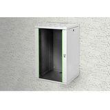 DIGITUS - Netwerkkast - 19 Inch - 20HE - Wandmontage - Grijs