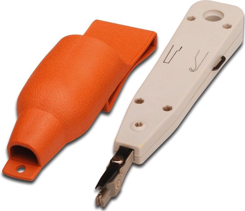 DIGITUS - LSA Opleggereedschap - Kabelgereedschap - Universeel inzetbaar - Inclusief Uittrekhaak en Ontgrendelingsmes