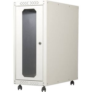 DIGITUS - PC-kast - Grijs - 1,5 mm Plaatstaal - Afsluitbaar - Op Wielen