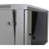 Digitus - 19 12U Wandbehuizing - Staal - IP20 - Vergrendelbare Glasdeur