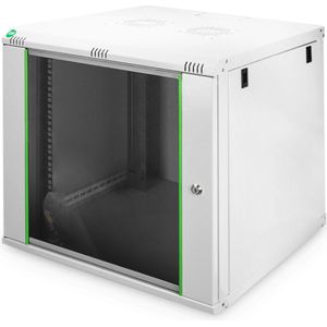 DIGITUS - 19 Inch Rack - Netwerkkast - Grijs - 9U - Wandmontage - 600 mm Diepte