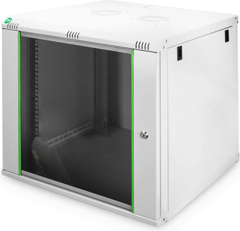 DIGITUS - 19 Inch Rack - Netwerkkast - Grijs - 9U - Wandmontage - 600 mm Diepte