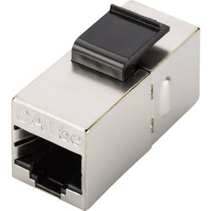 DIGITUS Keystone Cat-5e afgeschermde koppeling - 2x RJ45 vrouwelijk - 100 MHz 1GBase-T klasse D - metalen behuizing