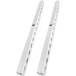 DIGITUS - Kabelgoten - Grijs - Staal - Set van 2