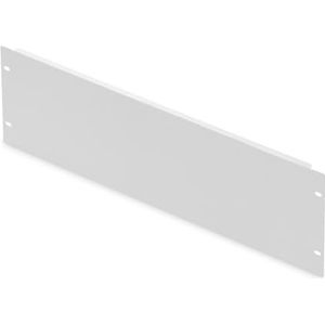 DIGITUS - Blindafdekking 4HE - Grijs - Staal - RAL7035