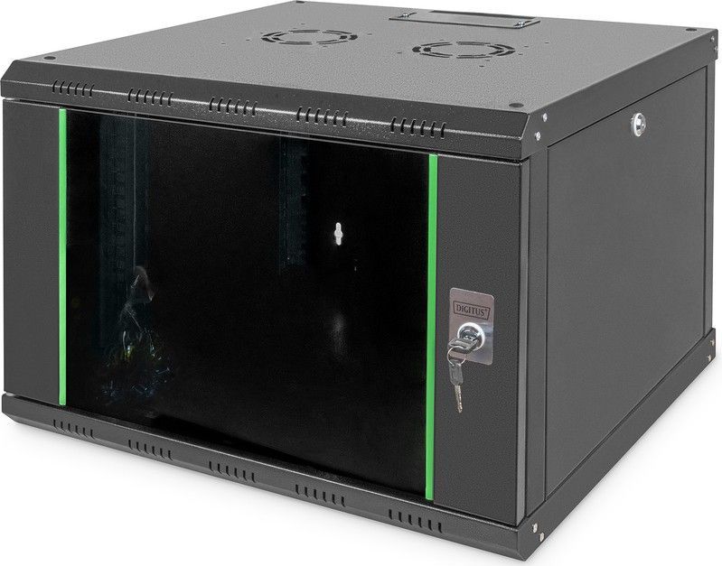 Digitus - Unique Serie - Wandbehuizing - Zwart - Staalplaat - 600x600 mm