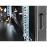 Digitus - DN-19 09U-6/6-SW - Wandkast - Zwart - 9 HE - 19 Inch Rek