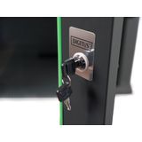 Digitus - DN-19 09U-6/6-SW - Wandkast - Zwart - 9 HE - 19 Inch Rek