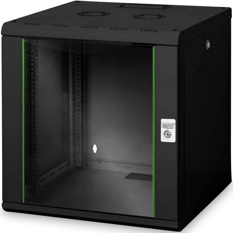 Digitus - Unique 12u - Rackkast - Zwart - Staal