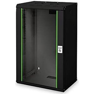 DIGITUS - Netwerkkast - 19 Inch Rack - 20HE - Wandmontage - Zwart - Unique Serie