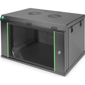Digitus - DN-19 07-U-EC-SW - Wandkast - Zwart - 19 Inch - 7 HE