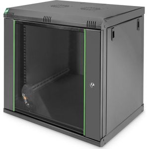 Digitus 19inch-wandkast - 600 x 638 x 450 mm - Zwart
