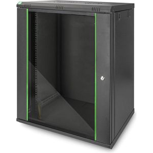 Digitus DN-19 16-U-EC-SW 19inch-wandkast (b x h x d) 600 x 816 x 450 mm 16 HE Zwart (RAL 9005)