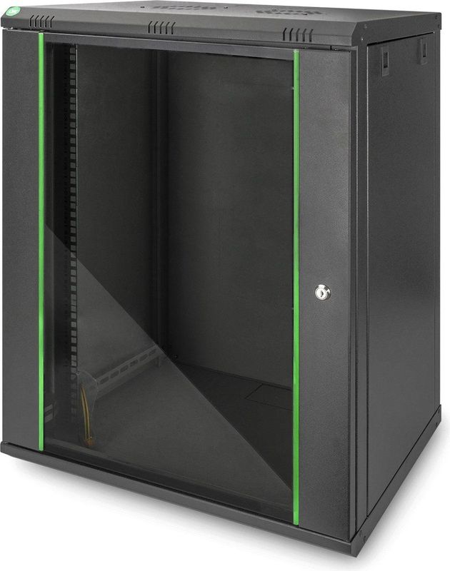 Digitus DN-19 16-U-EC-SW 19inch-wandkast (b x h x d) 600 x 816 x 450 mm 16 HE Zwart (RAL 9005)