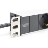 Digitus - Stekkerdoos - 8x CEE 7/3 - Zwart - Aluminium - 2m