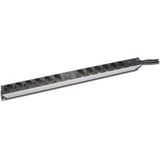Digitus - Stekkerdoos - Zwart - Aluminium - 12 x Schuko Aansluitingen - 2 m