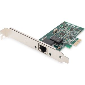 Digitus Dubbele Gigabit Ethernet PCI Express kaart, 2-poorts (Mini PCI Express), Netwerkkaarten
