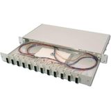 Digitus - Fiber Optsplice Box - Hubs & Switches - Staal - Tot 12 SC-DX-aansluitingen