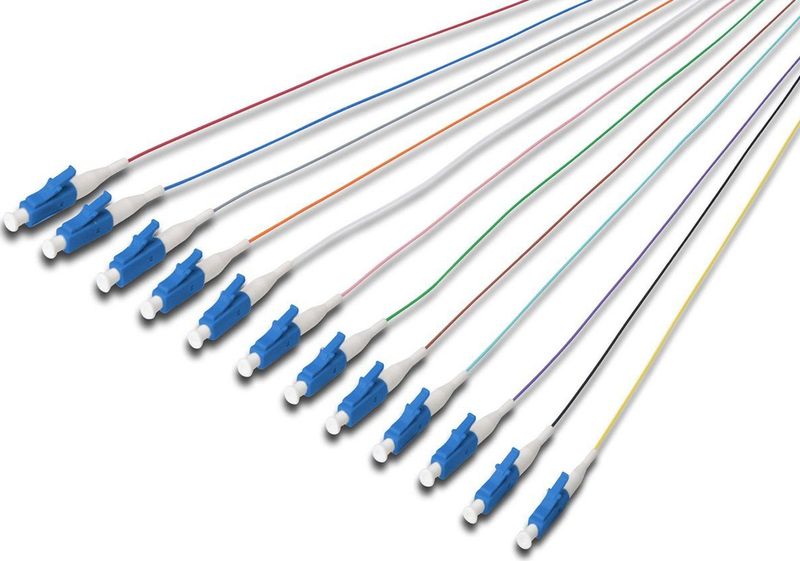 Digitus - LC Fiber PigTail - 2m - Singlemode - OS2 - 12 Stuks