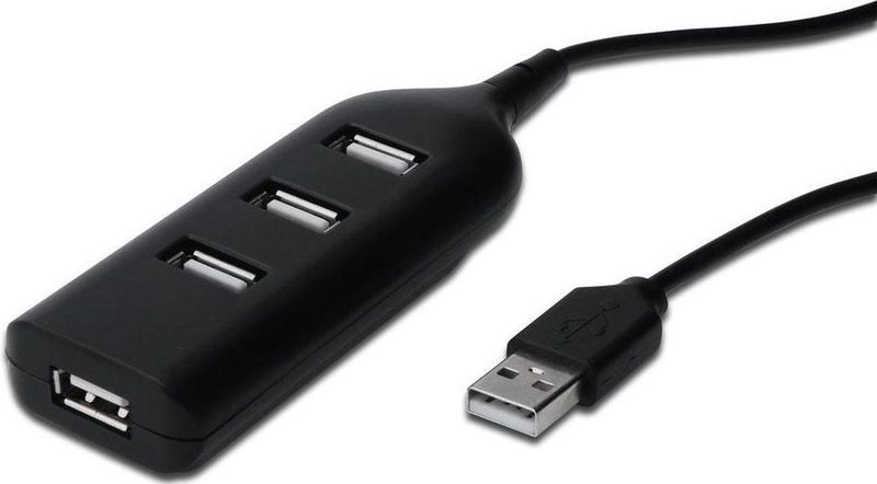 Digitus 4-poorts USB hub - USB2.0 - 0,30 meter