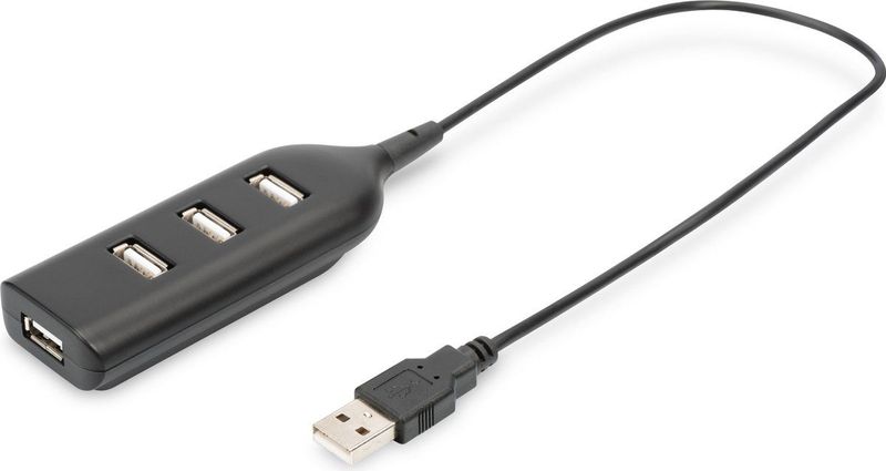 Digitus 4-poorts USB hub - USB2.0 - 0,30 meter